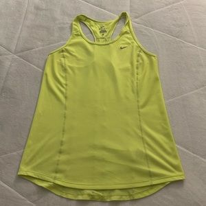 Neon Yellow Nike Tank Top